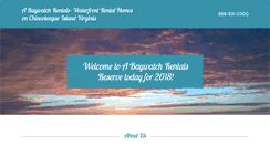 Desktop Screenshot of baywatchrentals.com